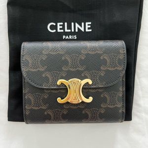 CELINE Triomphe Trifold wallet